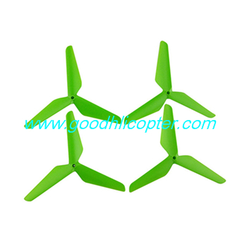 SYMA-X5S-X5SC-X5SW Quad Copter parts 3 leaves blades (green color)